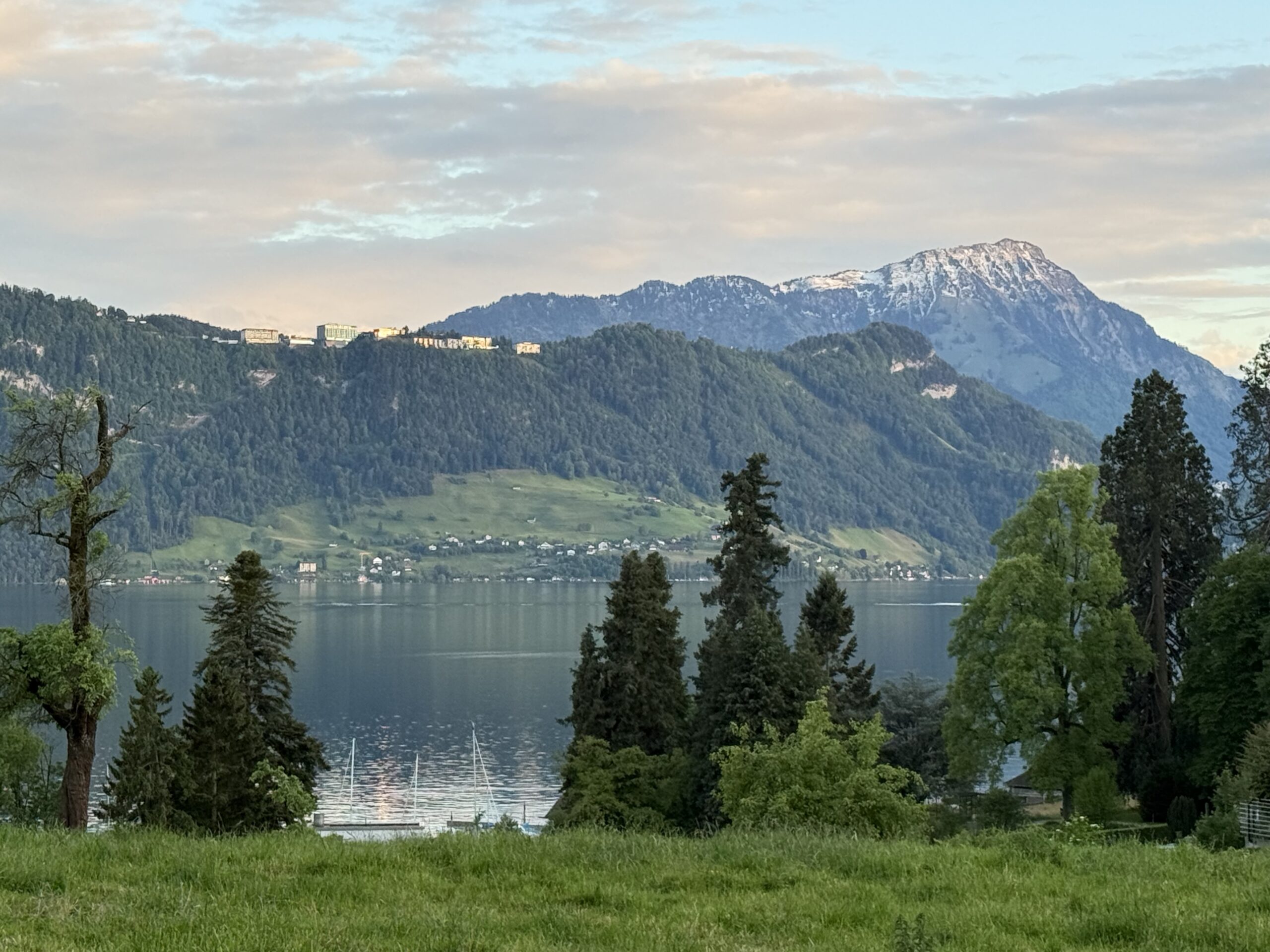 Vierwaldstättersee aus Sicht von Meggen